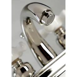 Kingston Brass Restoration 4-Inch Centerset Deck Mount Bathroom Faucet