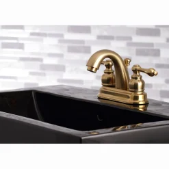 Kingston Brass Restoration 4-Inch Centerset Bathroom Faucet