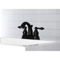 Kingston Brass Restoration 4-Inch Centerset Bathroom Faucet