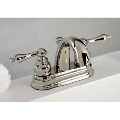 Kingston Brass Restoration 4-Inch Centerset Bathroom Faucet