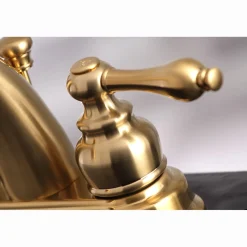 Kingston Brass Restoration 4-Inch Centerset Bathroom Faucet