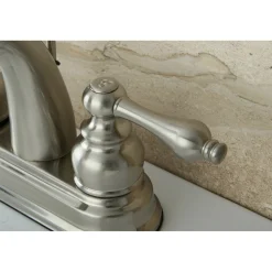Kingston Brass Restoration 4-Inch Centerset Bathroom Faucet