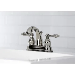 Kingston Brass Restoration 4-Inch Centerset Bathroom Faucet