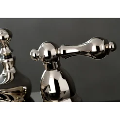 Kingston Brass Restoration 4-Inch Centerset Lever-Handle Bathroom Faucet