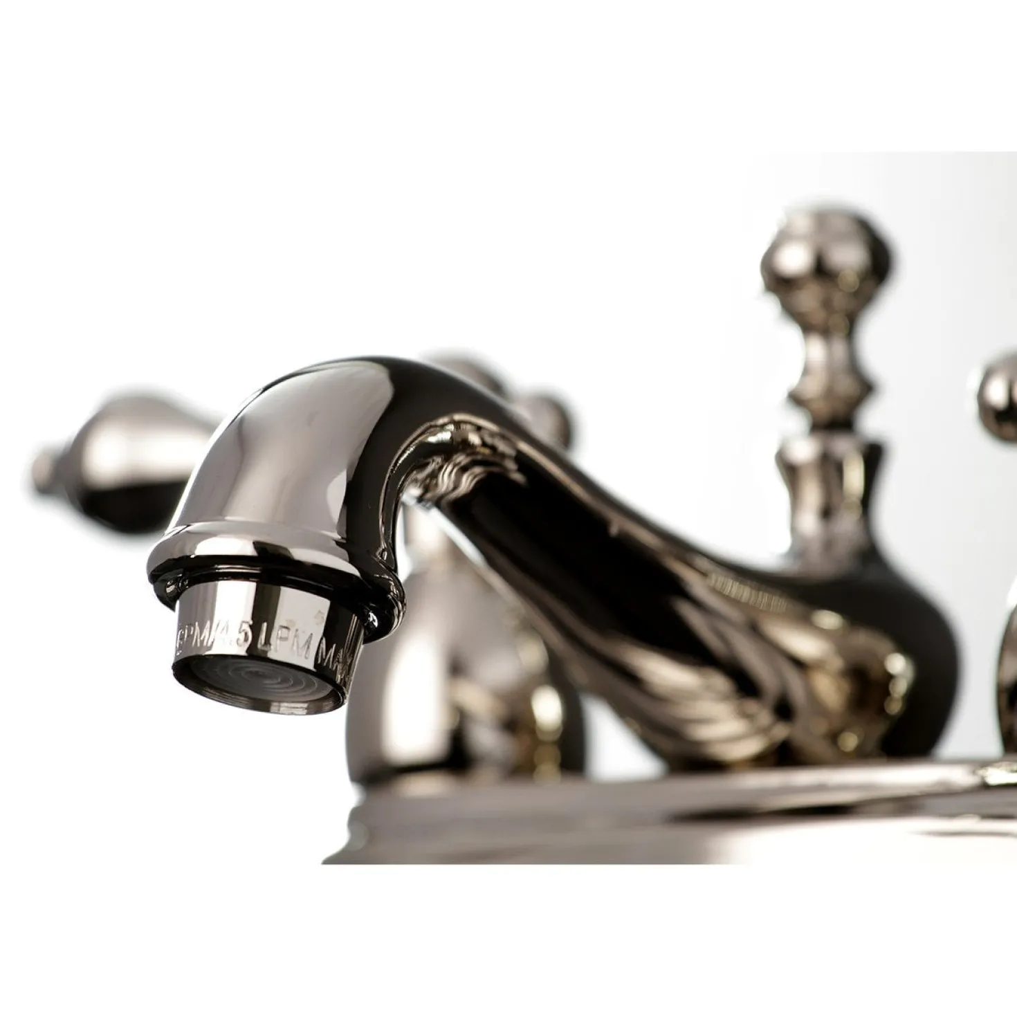 Kingston Brass Restoration 4-Inch Centerset Lever-Handle Bathroom Faucet