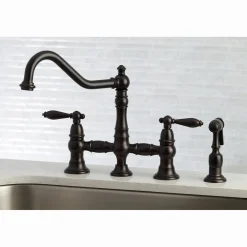 Kingston Brass Restoration Kitchen Faucet with Side Sprayer