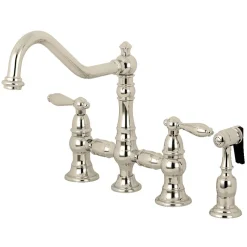 Kingston Brass Restoration Kitchen Faucet with Side Sprayer