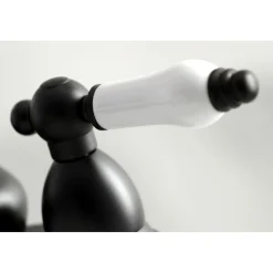 Kingston Brass Restoration Lever-Handle 4-Inch Centerset Bathroom Faucet