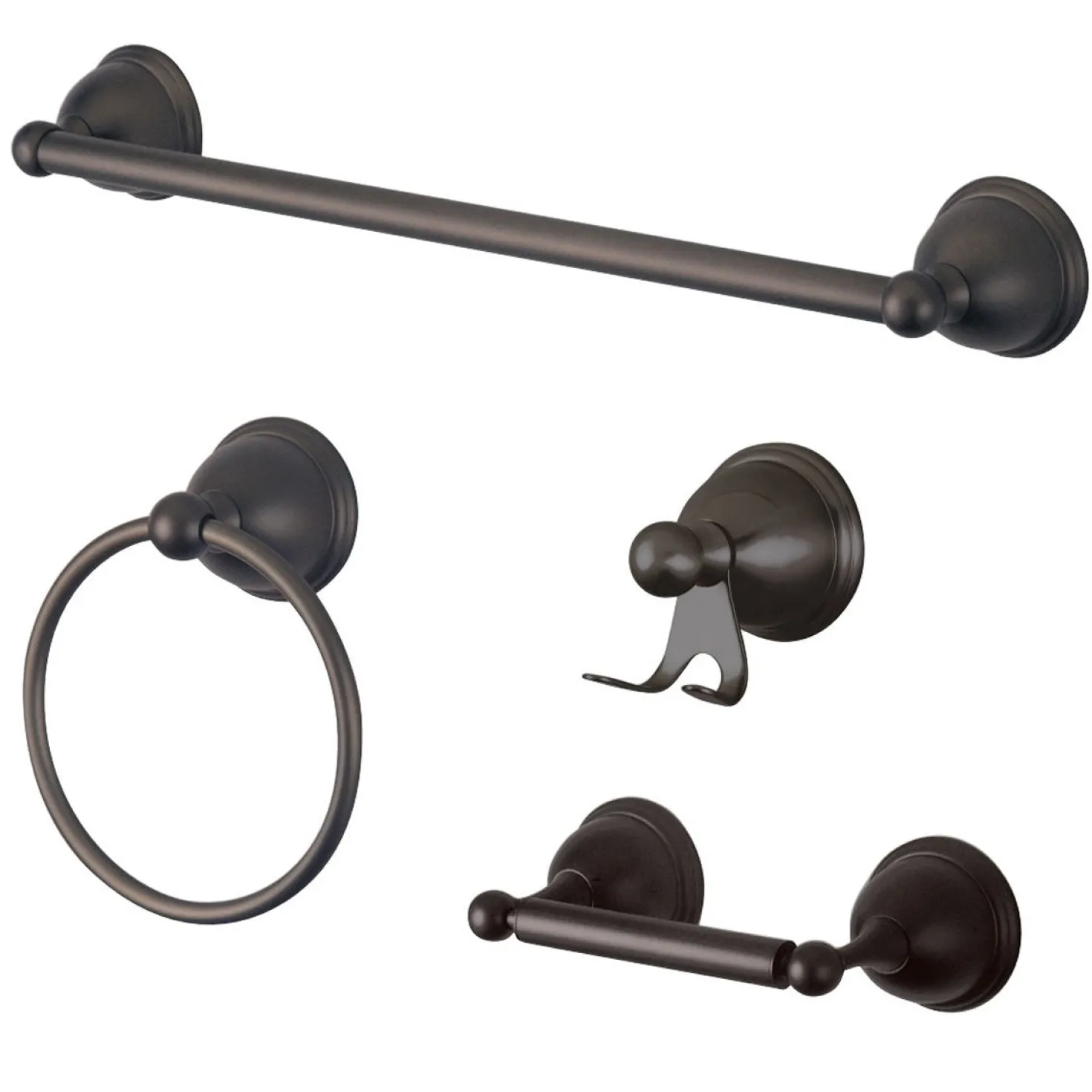 Kingston Brass Restoration 4-Piece 18" x 3.13" Bathroom Hardware