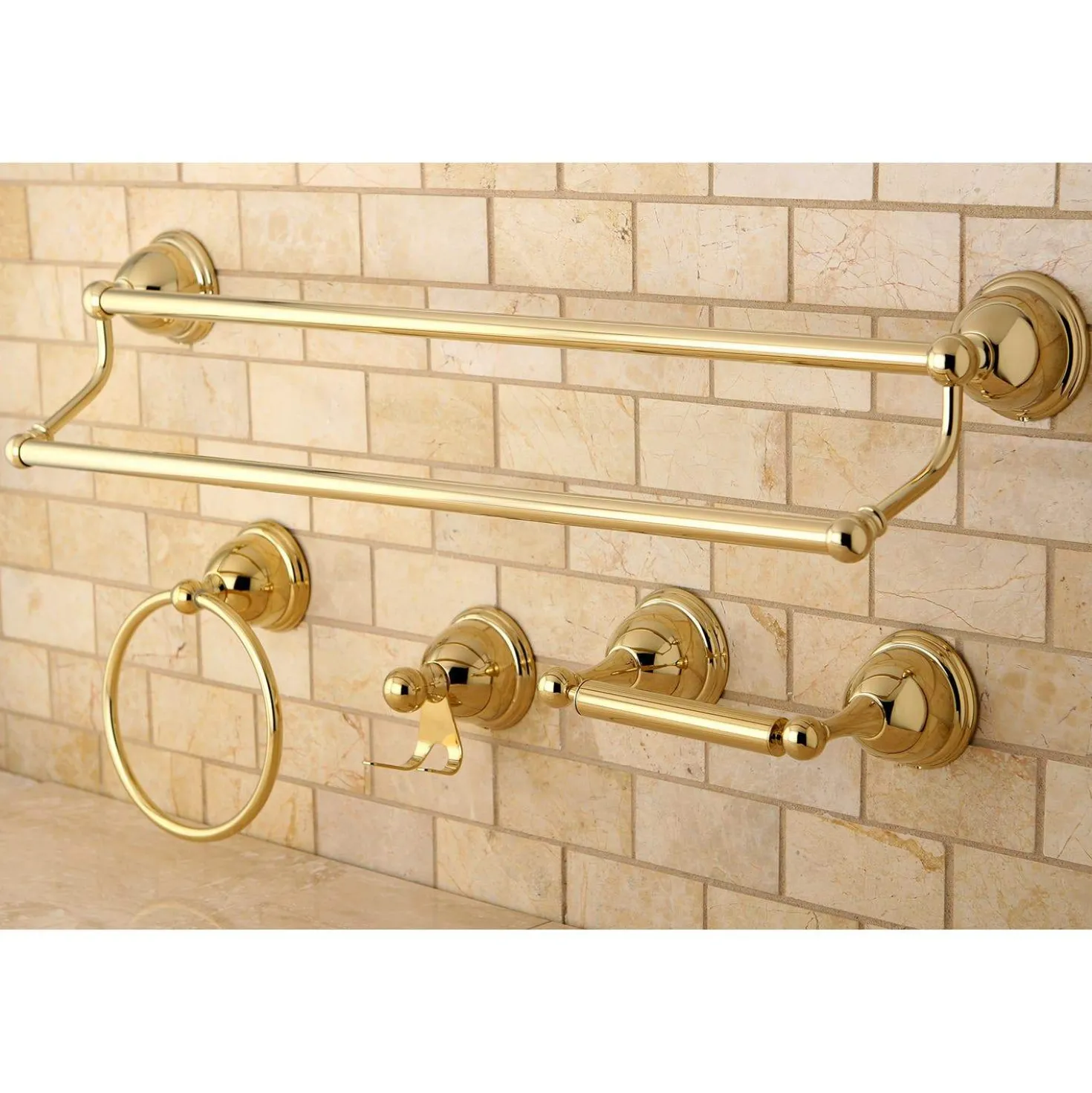 Kingston Brass Restoration 4-Piece 24" x 5.13" Bathroom Hardware