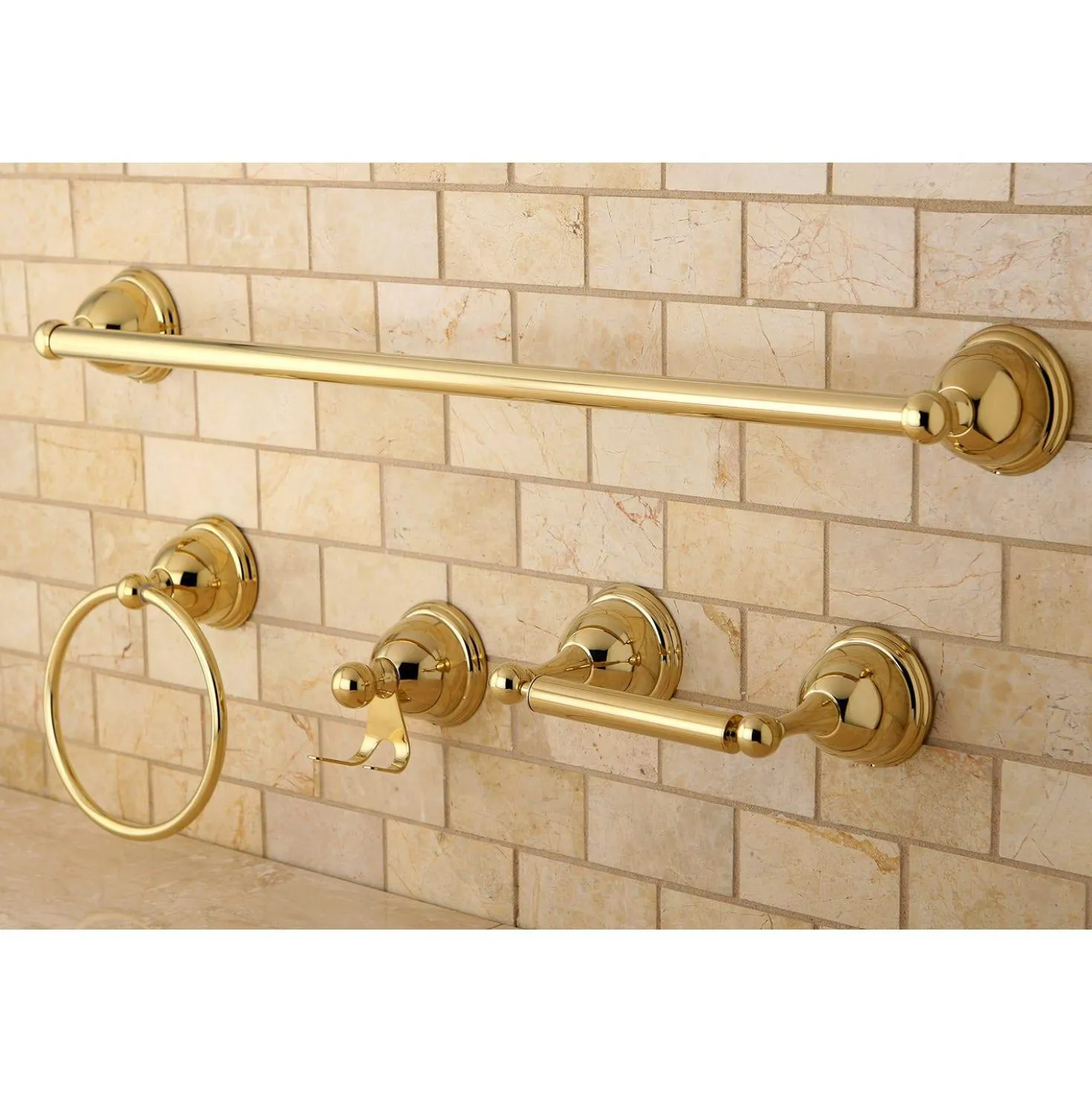Kingston Brass Restoration 4-Piece 24" x 3.13" Bathroom Hardware