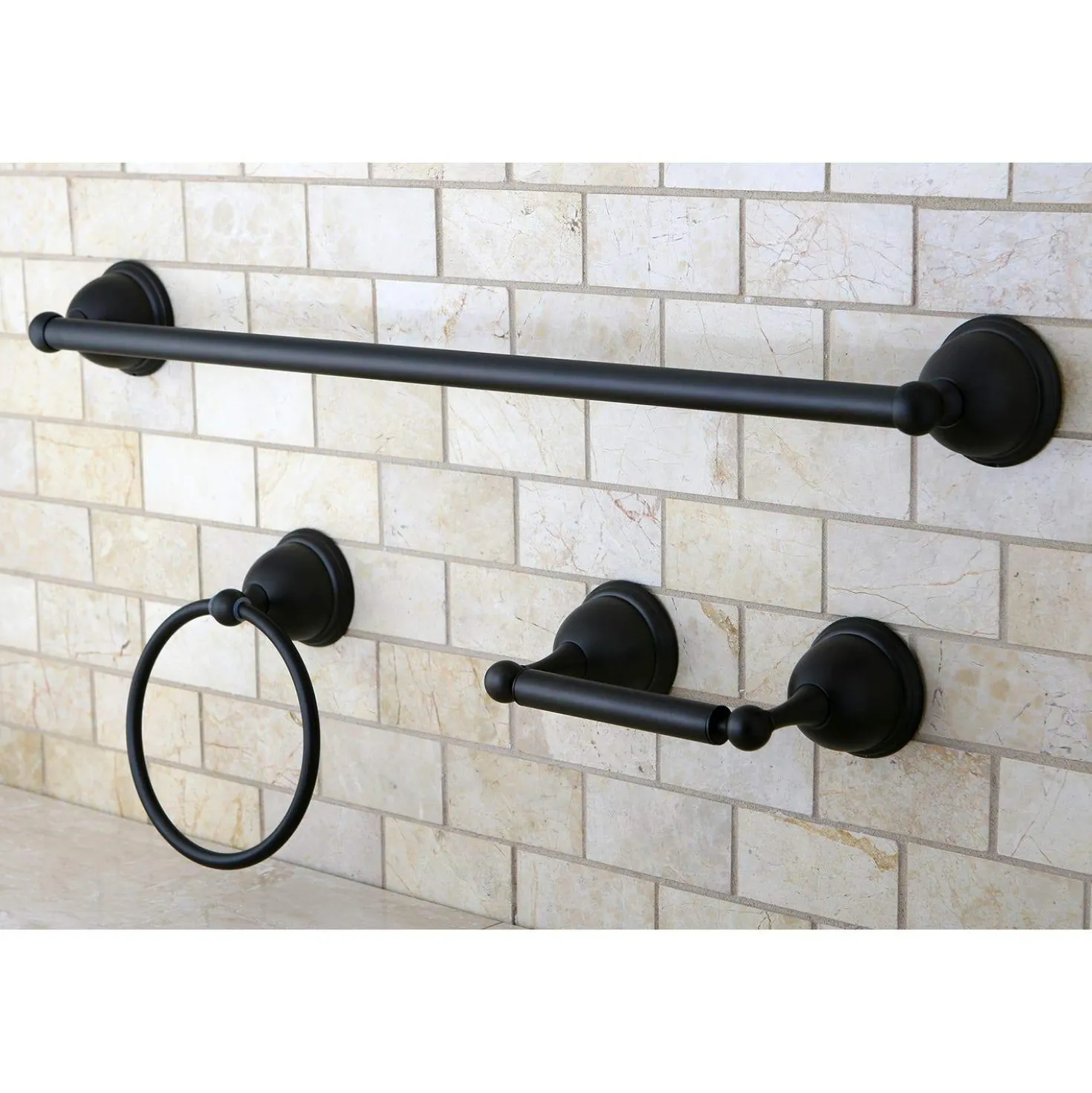 Kingston Brass Restoration 3-Piece 24" Bathroom Hardware