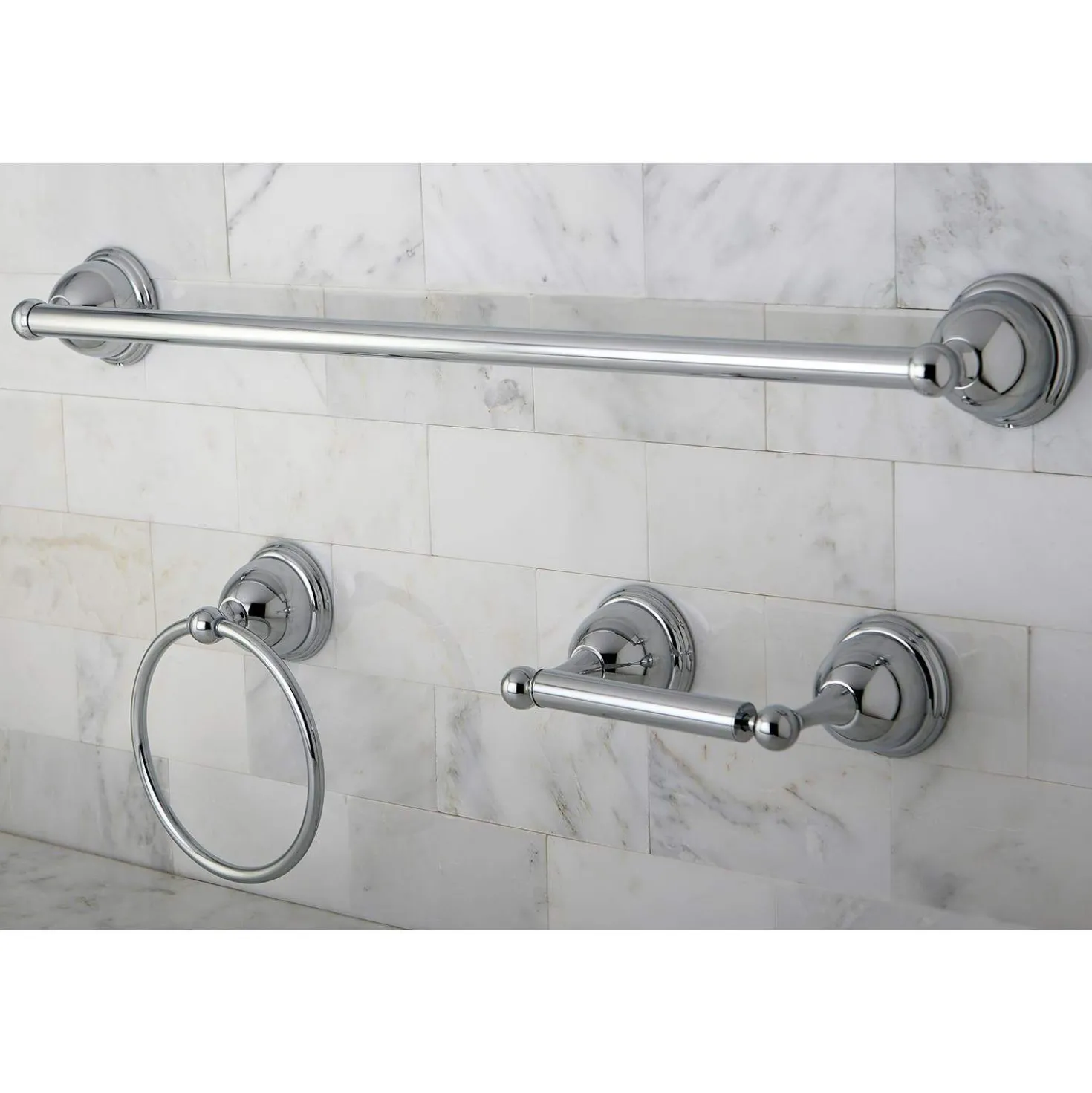 Kingston Brass Restoration 3-Piece 24" Bathroom Hardware