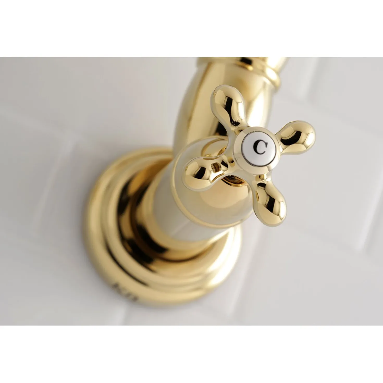 Kingston Brass Restoration Single Hole Wall Mount Pot Filler Kitchen Faucet