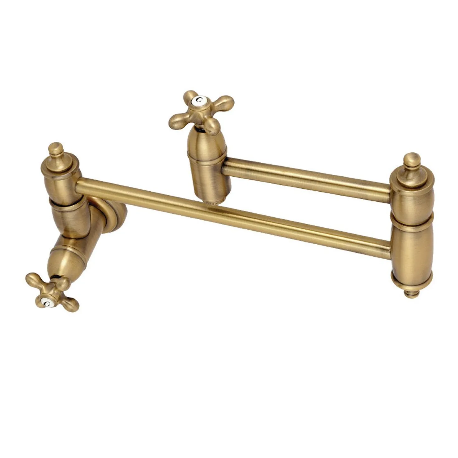 Kingston Brass Restoration Single Hole Wall Mount Pot Filler Kitchen Faucet