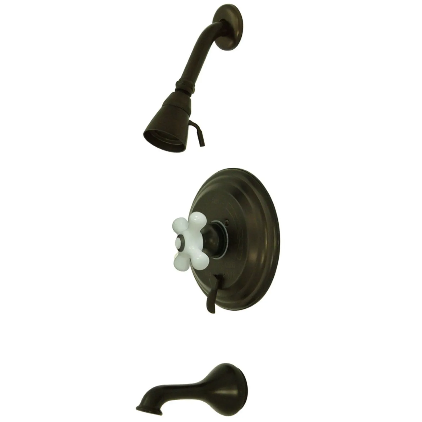 Kingston Brass Restoration Single Handle Tub and Shower Faucet