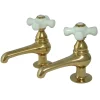 Kingston Brass Restoration Two-Handle Basin Tap Faucet