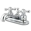 Kingston Brass Restoration Two-Handle 4-Inch Centerset Bathroom Faucet