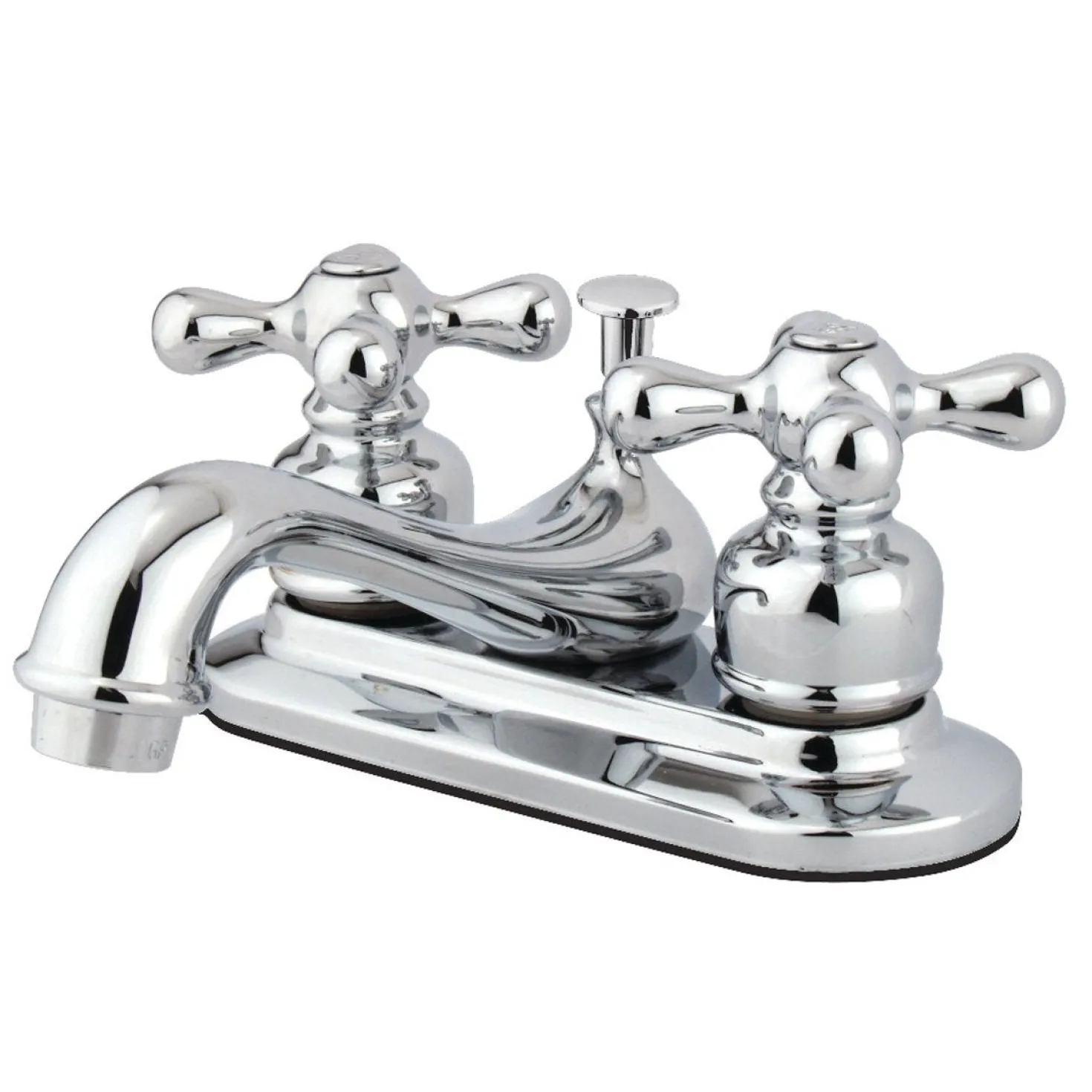 Kingston Brass Restoration Two-Handle 4-Inch Centerset Bathroom Faucet