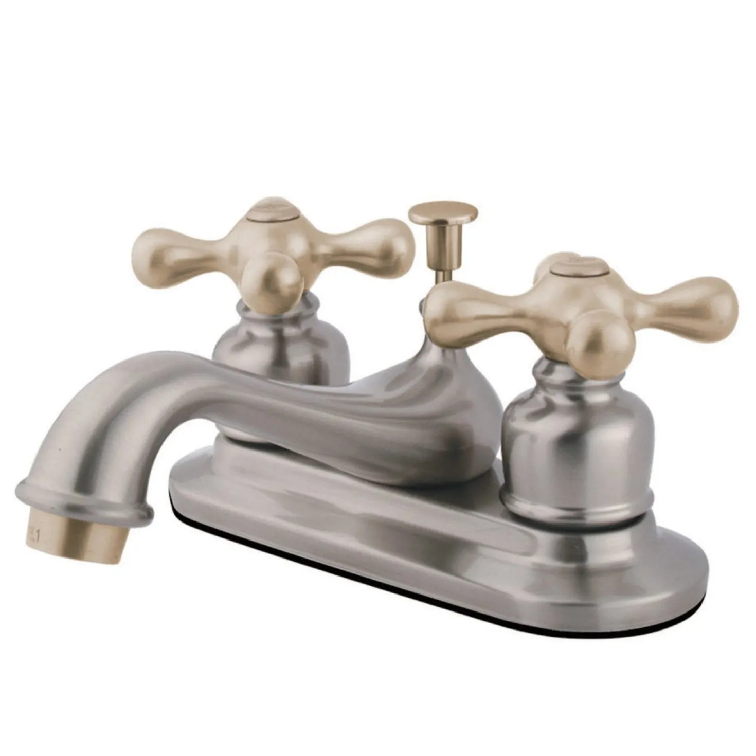 Kingston Brass Restoration Two-Handle 4-Inch Centerset Bathroom Faucet