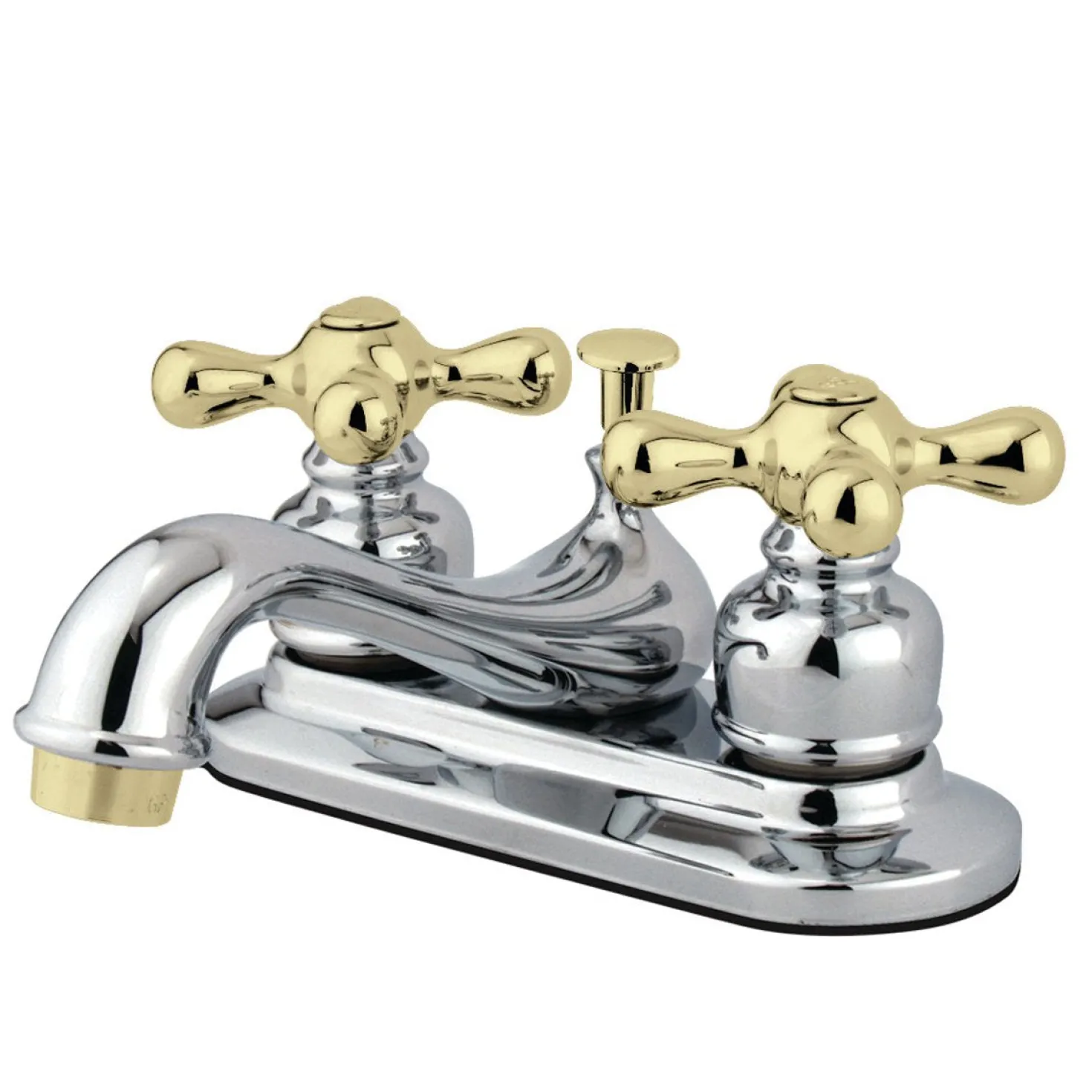 Kingston Brass Restoration Two-Handle 4-Inch Centerset Bathroom Faucet