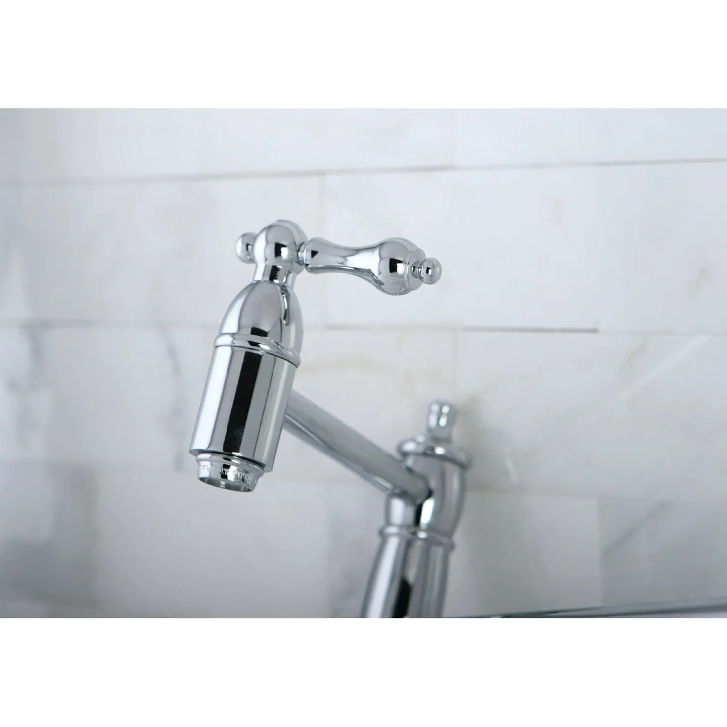 Kingston Brass Restoration Wall Mount Pot Filler Kitchen Faucet
