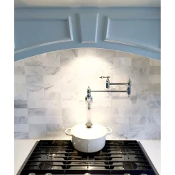 Kingston Brass Restoration Wall Mount Pot Filler Kitchen Faucet