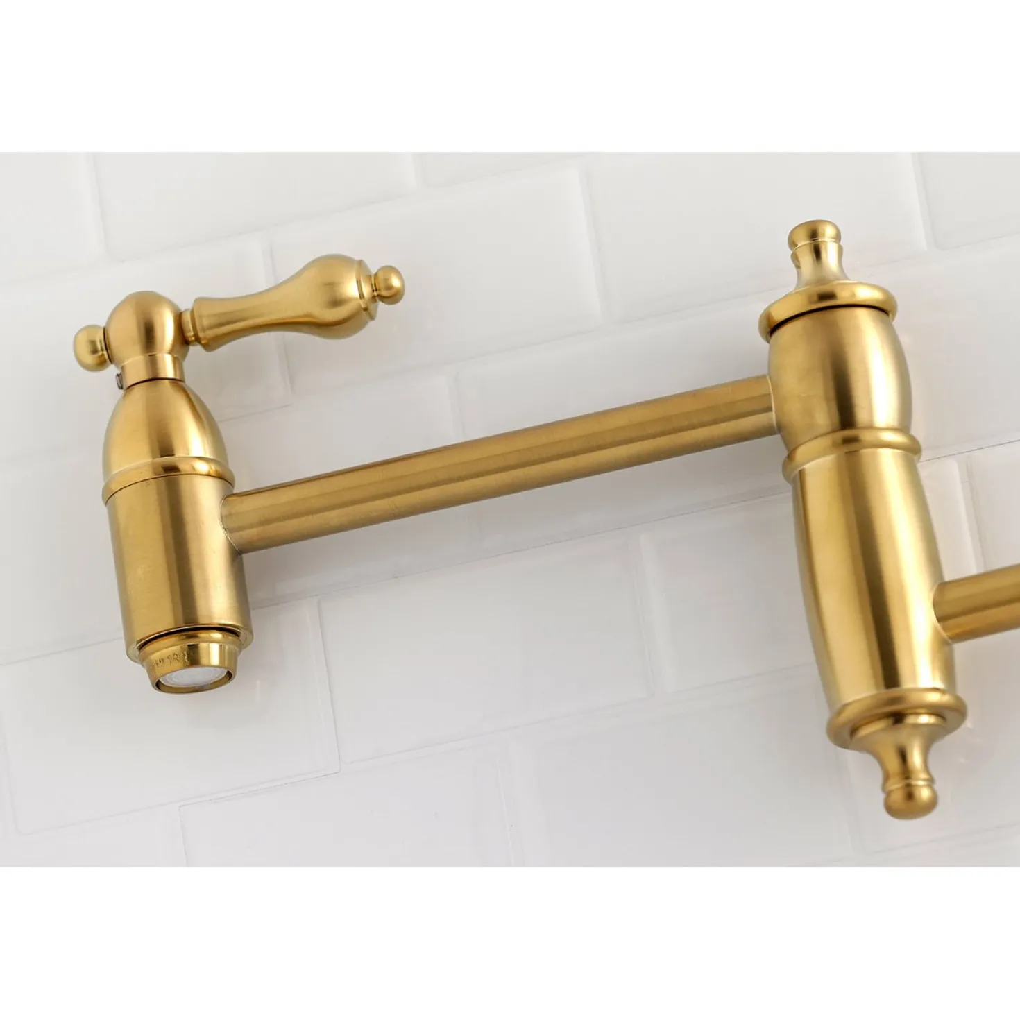 Kingston Brass Restoration Wall Mount Pot Filler Kitchen Faucet