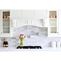 Kingston Brass Restoration Wall Mount Pot Filler Kitchen Faucet
