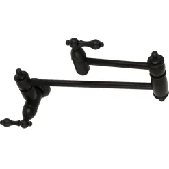 Kingston Brass Restoration Wall Mount Pot Filler Kitchen Faucet