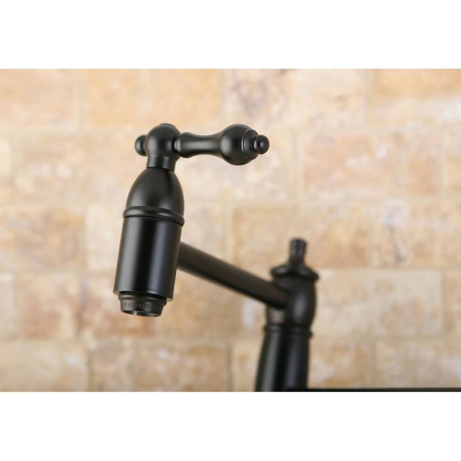 Kingston Brass Restoration Wall Mount Pot Filler Kitchen Faucet