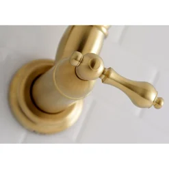 Kingston Brass Restoration Wall Mount Pot Filler Kitchen Faucet