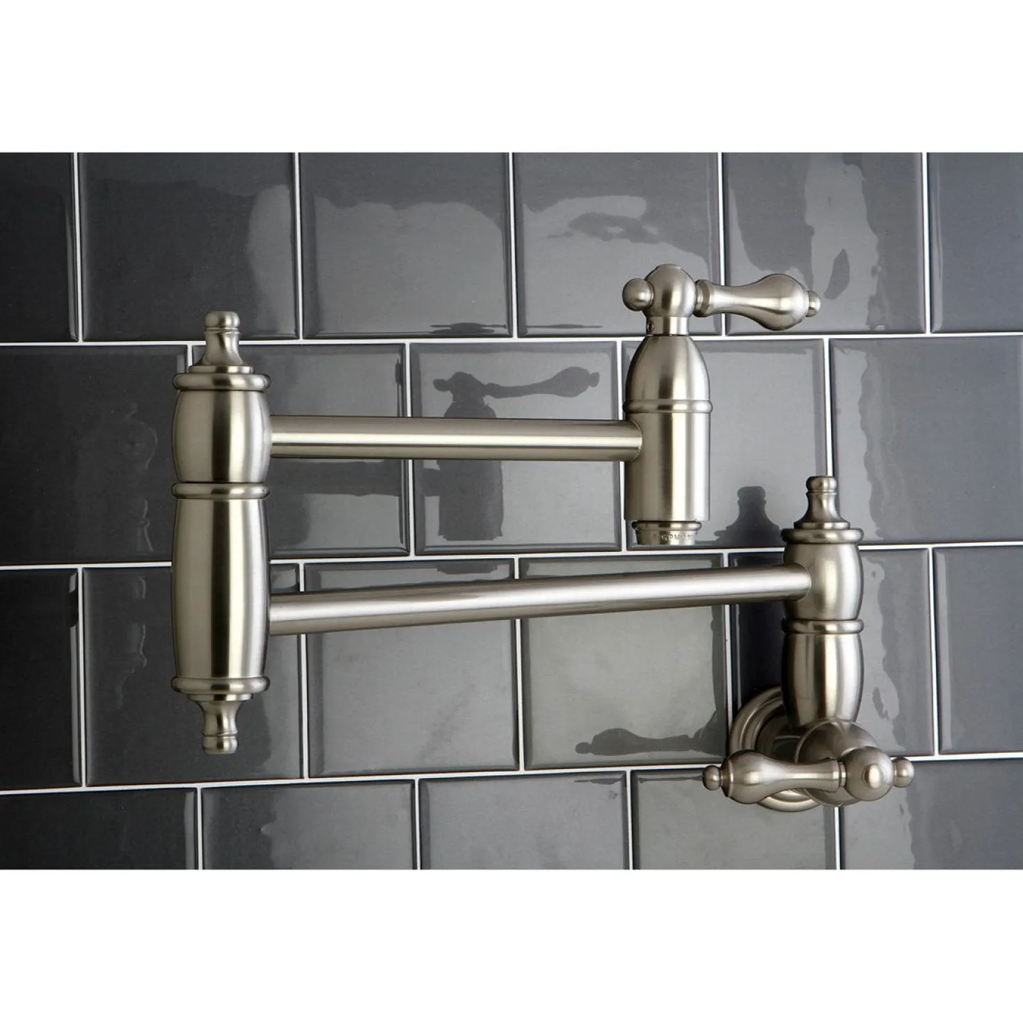 Kingston Brass Restoration Wall Mount Pot Filler Kitchen Faucet