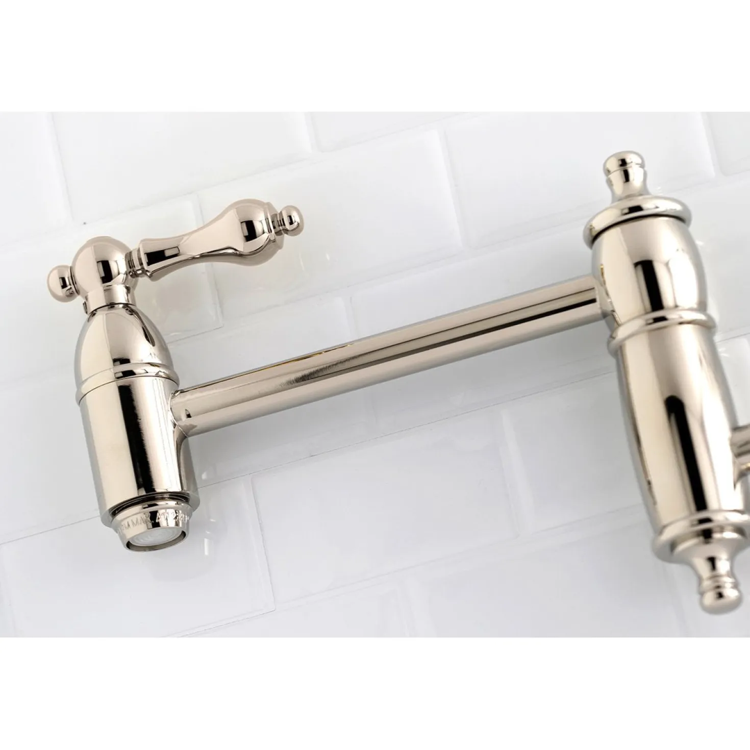 Kingston Brass Restoration Wall Mount Pot Filler Kitchen Faucet