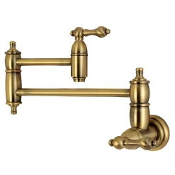 Kingston Brass Restoration Wall Mount Pot Filler Kitchen Faucet