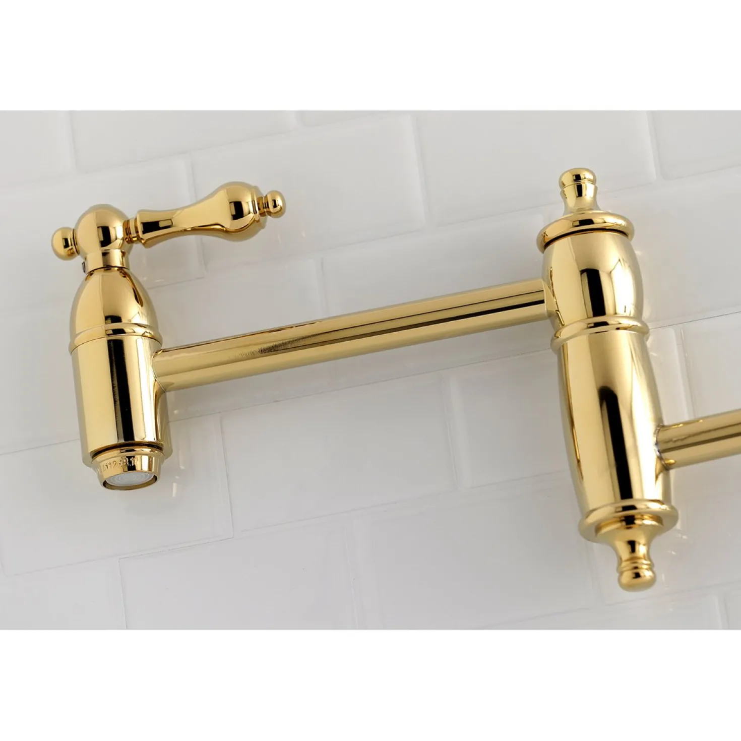 Kingston Brass Restoration Wall Mount Pot Filler Kitchen Faucet