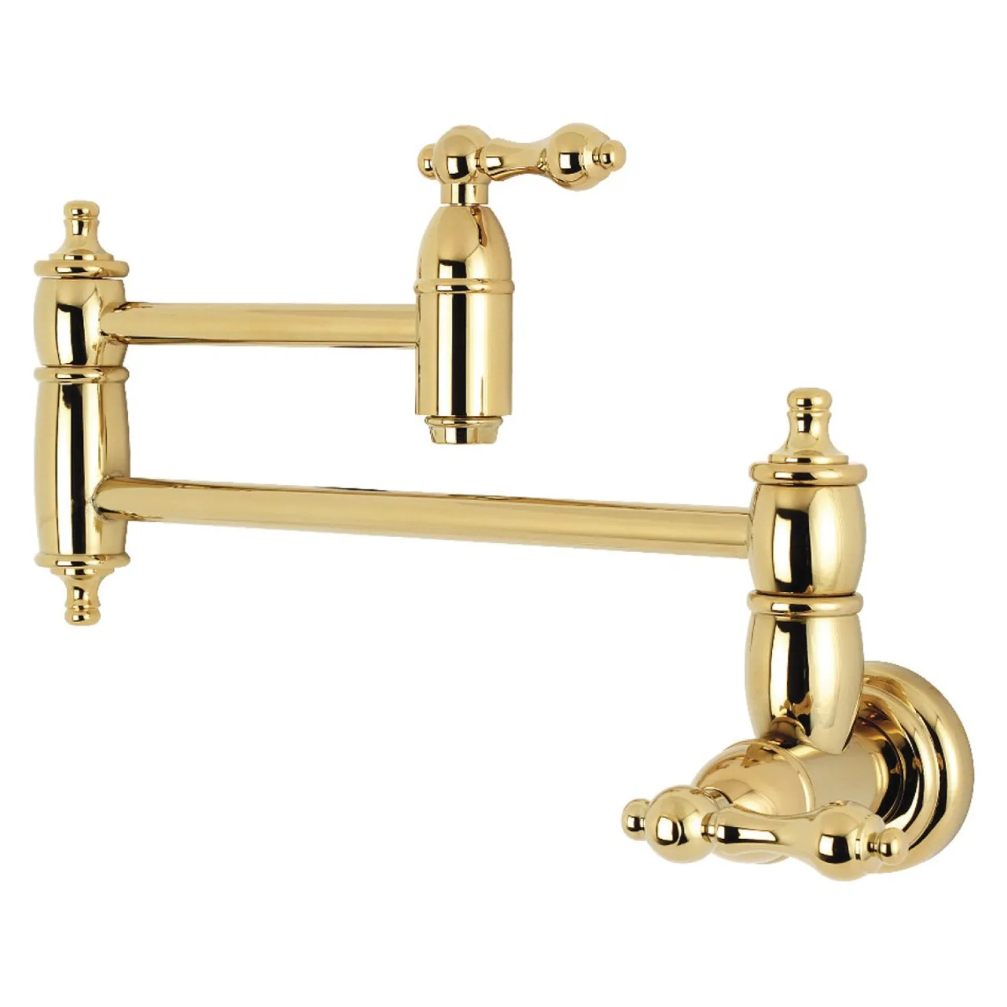 Kingston Brass Restoration Wall Mount Pot Filler Kitchen Faucet