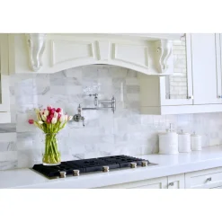 Kingston Brass Restoration Wall Mount Pot Filler Kitchen Faucet