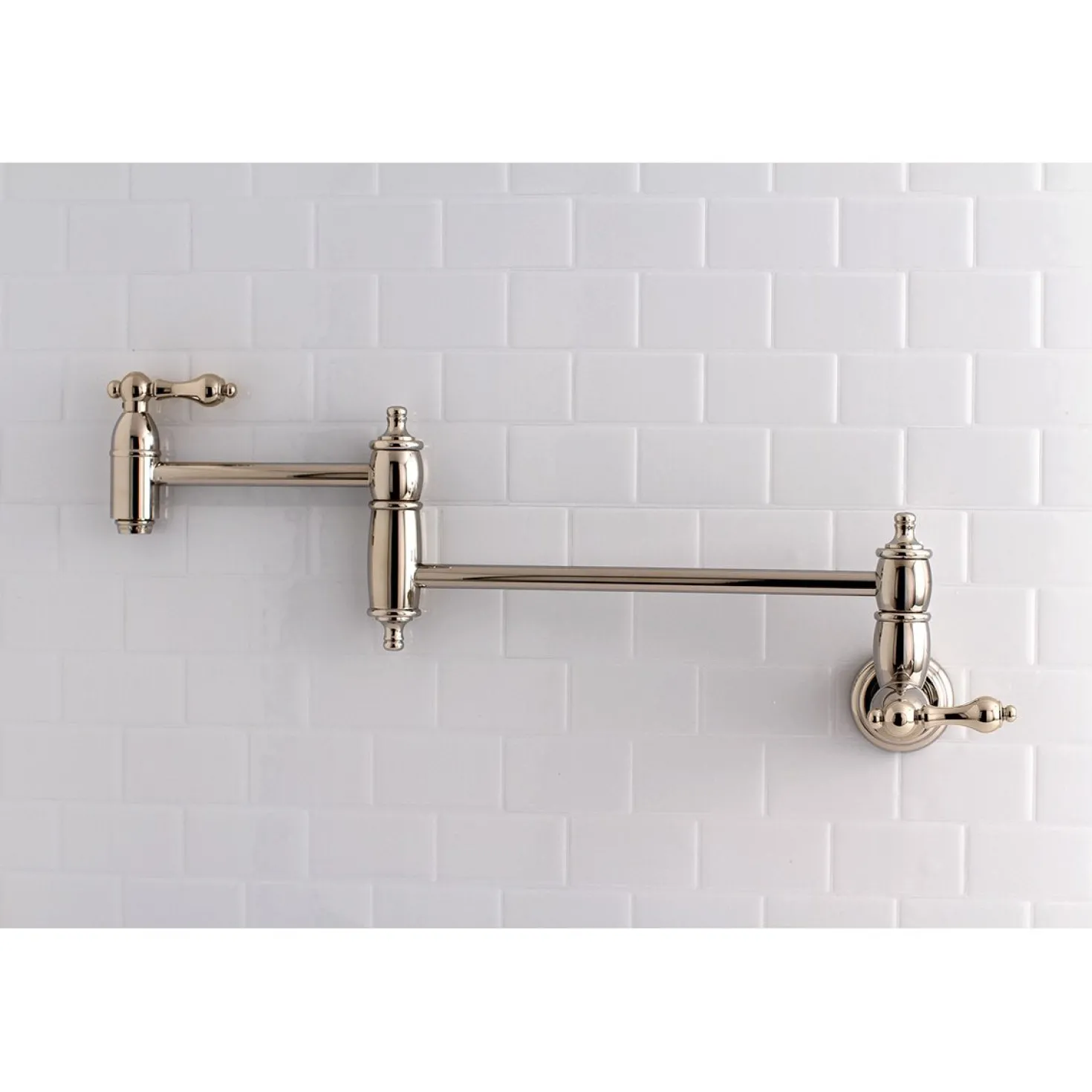 Kingston Brass Restoration Wall Mount Pot Filler Kitchen Faucet
