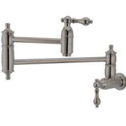 Kingston Brass Restoration Wall Mount Pot Filler Kitchen Faucet