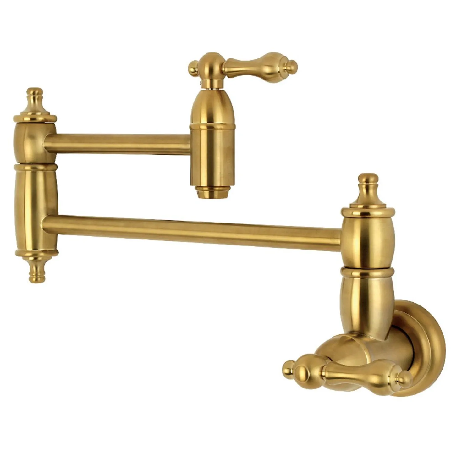 Kingston Brass Restoration Wall Mount Pot Filler Kitchen Faucet