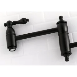 Kingston Brass Restoration Wall Mount Pot Filler Kitchen Faucet