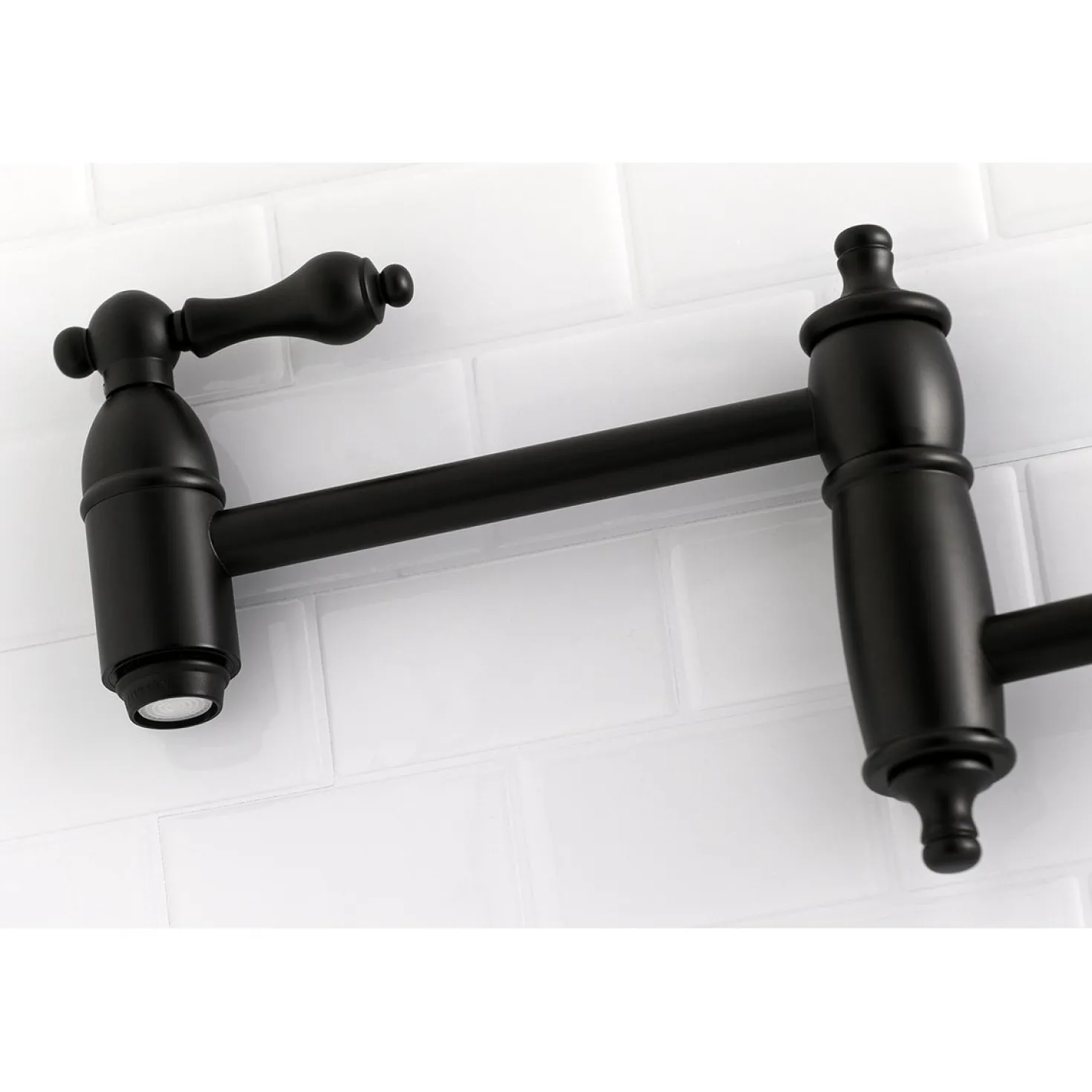 Kingston Brass Restoration Wall Mount Pot Filler Kitchen Faucet