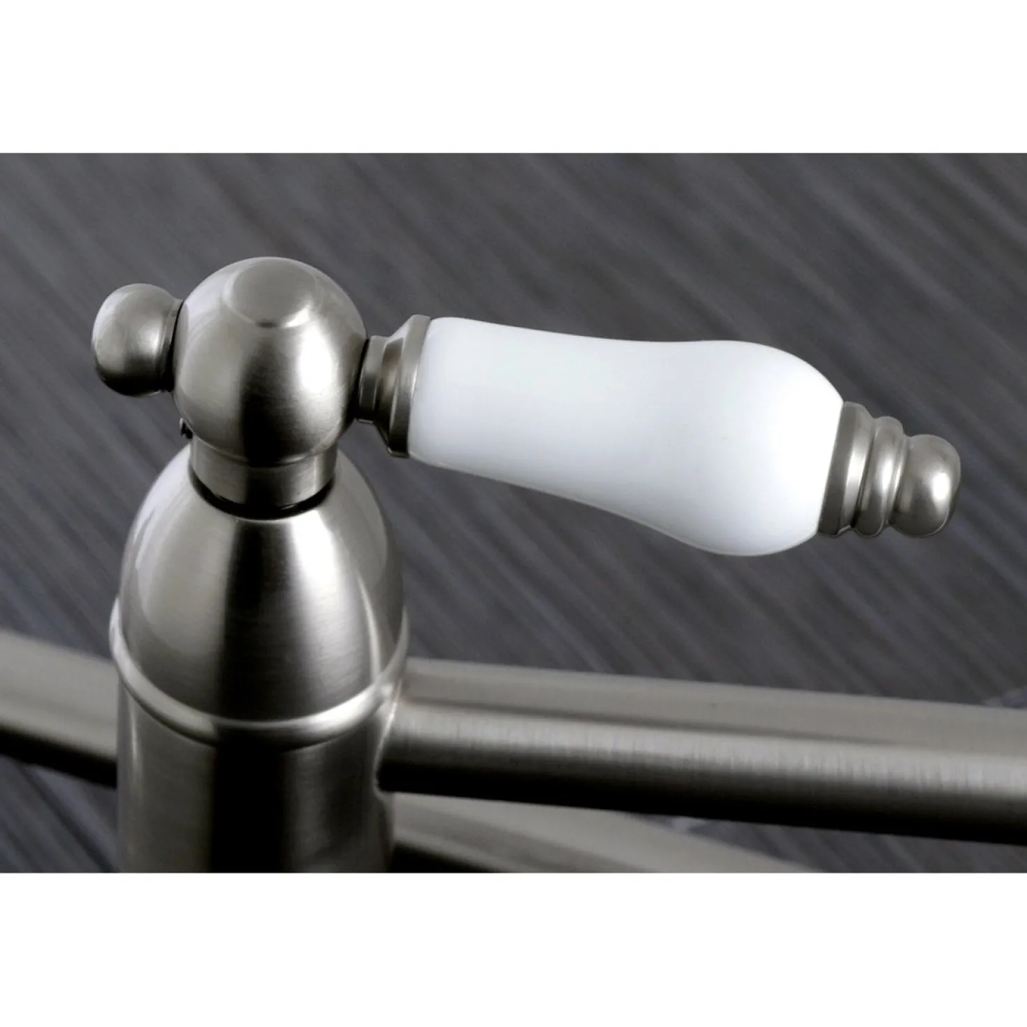 Kingston Brass Restoration Wall Mount Single Hole Pot Filler Kitchen Faucet