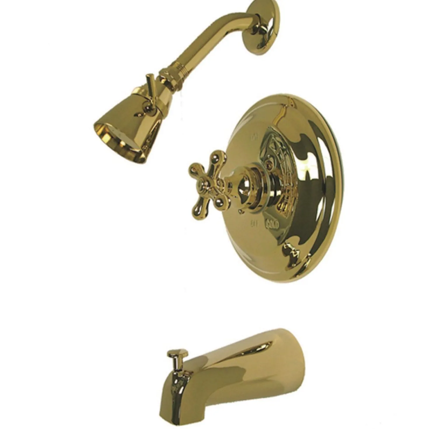 Kingston Brass Restoration Wall Mount Tub and Shower Faucet