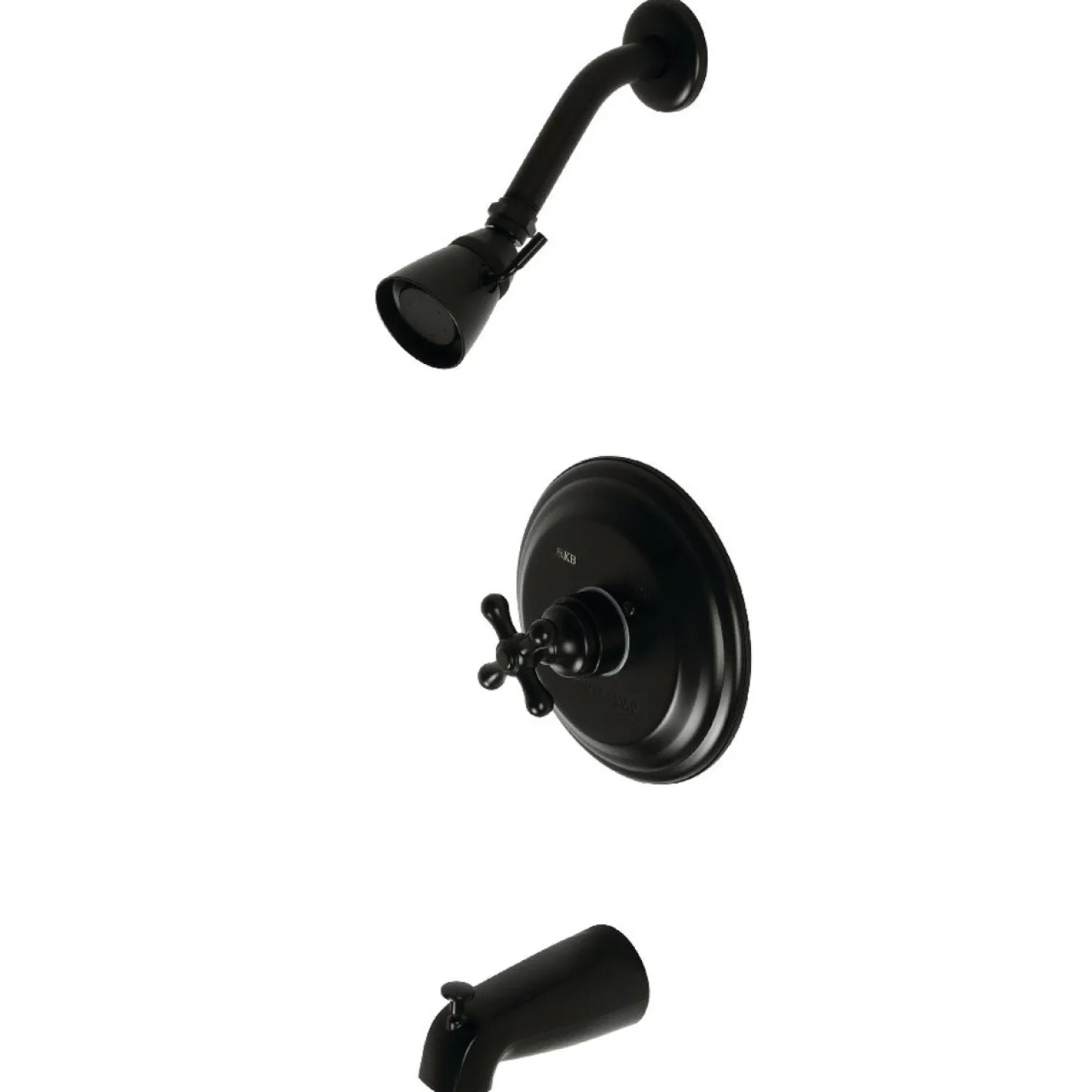 Kingston Brass Restoration Wall Mount Tub and Shower Faucet
