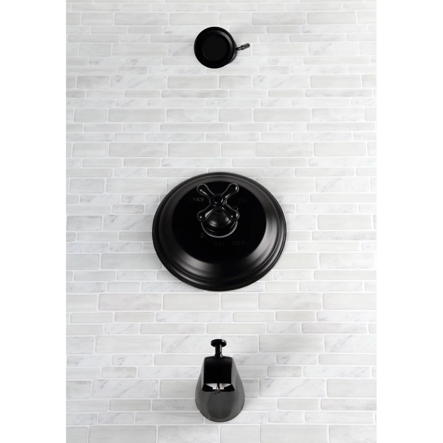 Kingston Brass Restoration Wall Mount Tub and Shower Faucet