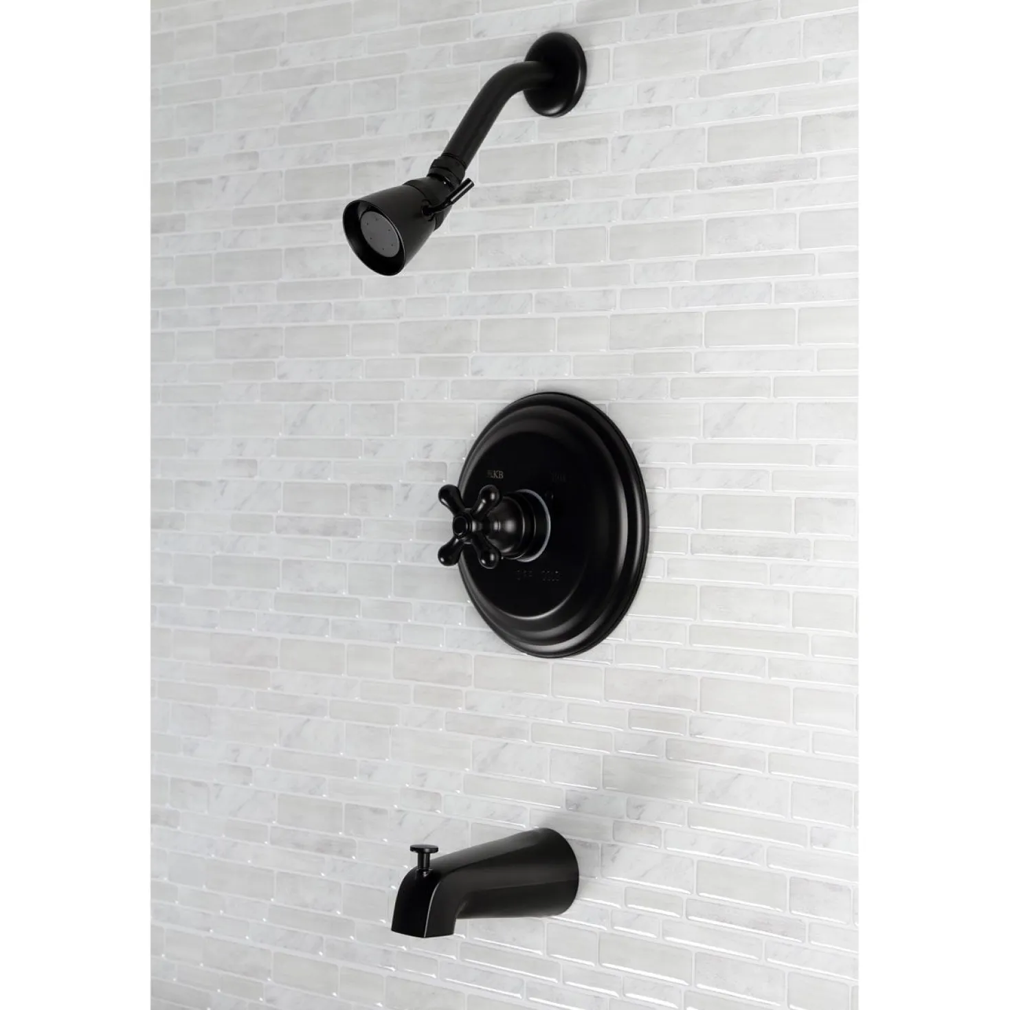 Kingston Brass Restoration Wall Mount Tub and Shower Faucet