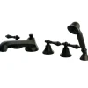 Kingston Brass Roman Tub Filler with Hand Shower