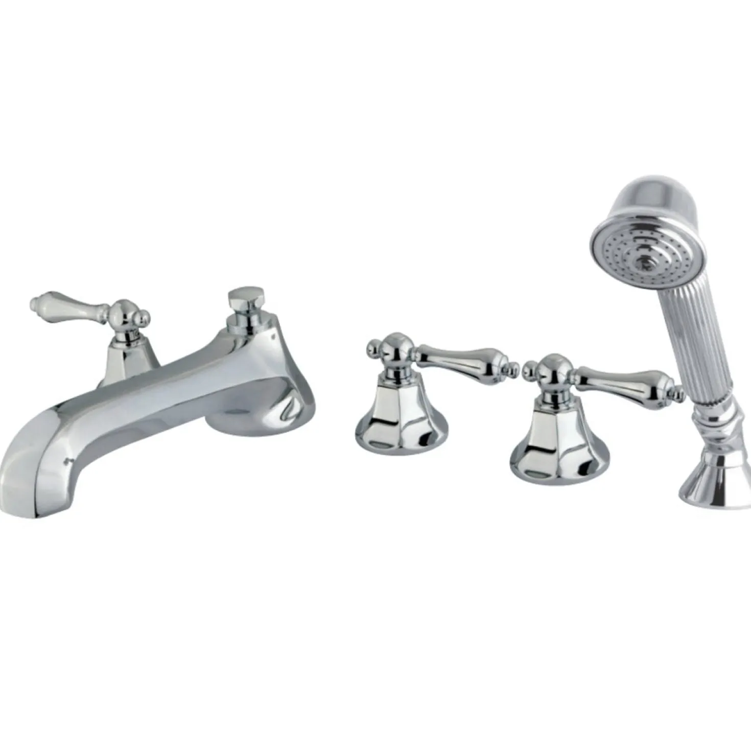 Kingston Brass Roman Tub Filler with Hand Shower